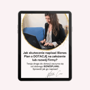 eBook - Skuteczny Biznes Plan pod dotację – Kompletny eBook z przykładami i instrukcją krok po kroku